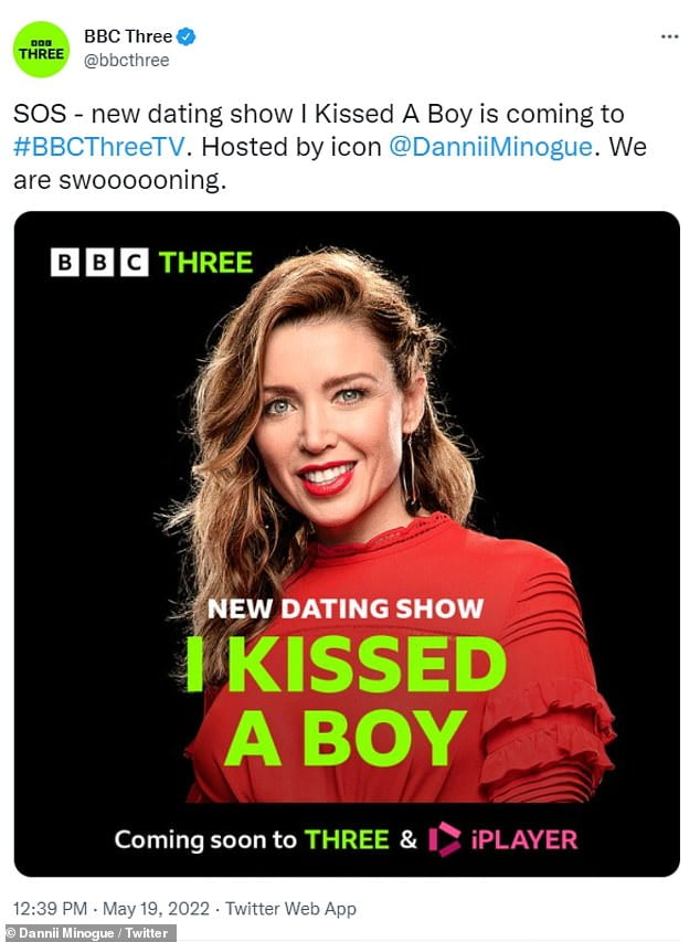 Dannii Minogue Is Thrilled To Host A New Gay Dating Show I Kissed A