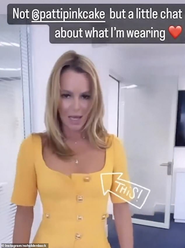 Amanda Holden Suffers A Wardrobe Malfunction As Her Mini Dress Bursts