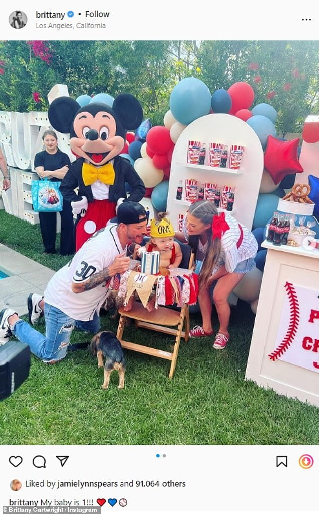 Brittany Cartwright and Jax Taylor celebrate son Cruz's first birthday