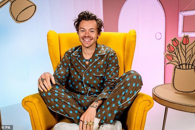 Fans go wild as Harry Styles appears on CBeebies Bedtime Stories for ...