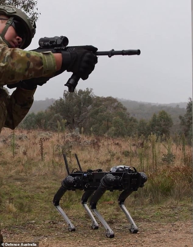 Australian soldiers control ghost robot dogs with their minds using new ...