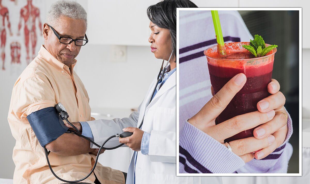 High blood pressure Three vegetable juices that could reduce