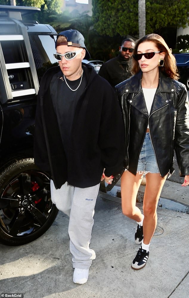 Justin Bieber Holds Hands With Wife Hailey Bieber For Church Service In Beverly Hills Sound
