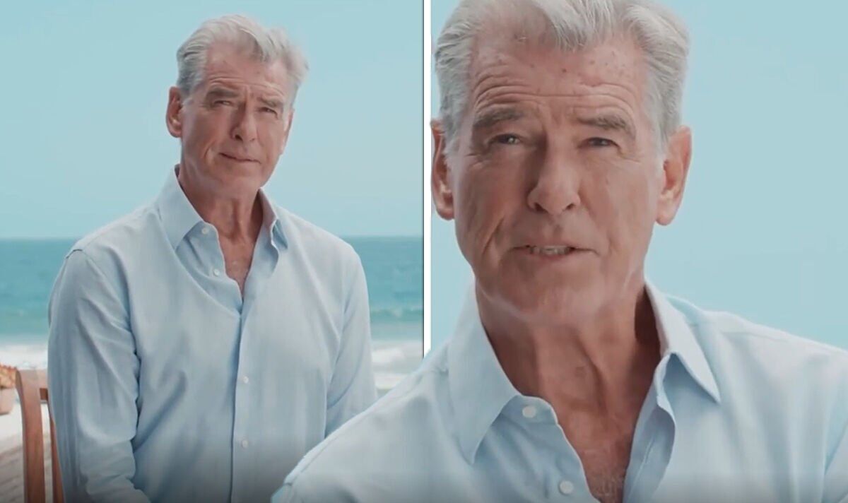 Pierce Brosnan 'I don't look at the cup as half full' star's