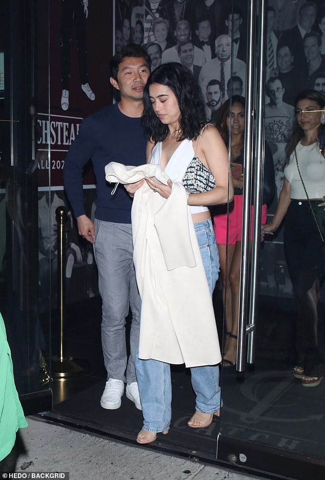 Simu Liu grabs dinner with Senior Year actress Jade Bender in West ...