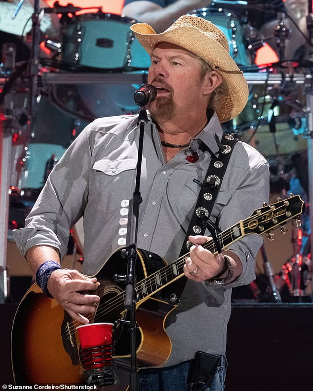 Toby Keith announces that he has stomach cancer and has been undergoing ...