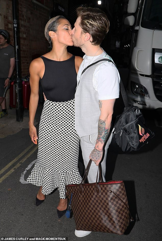 Strictly S Karen Hauer Packs On The Pda With Husband Jordan Wyn Jones As They Lock Lips In