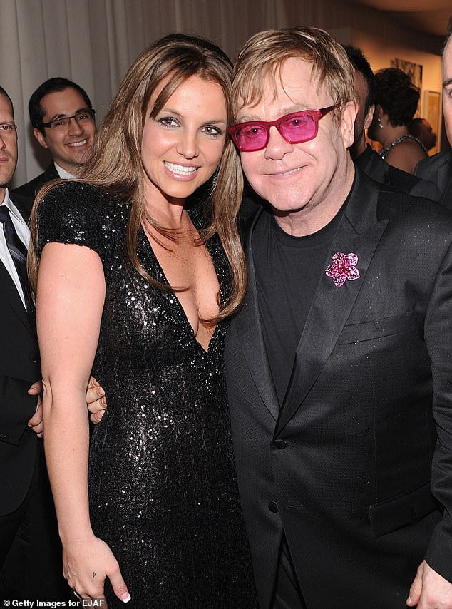 Britney Spears Expresses Excitement Over Her Collab With Elton John As She Defends Her Nude 9789
