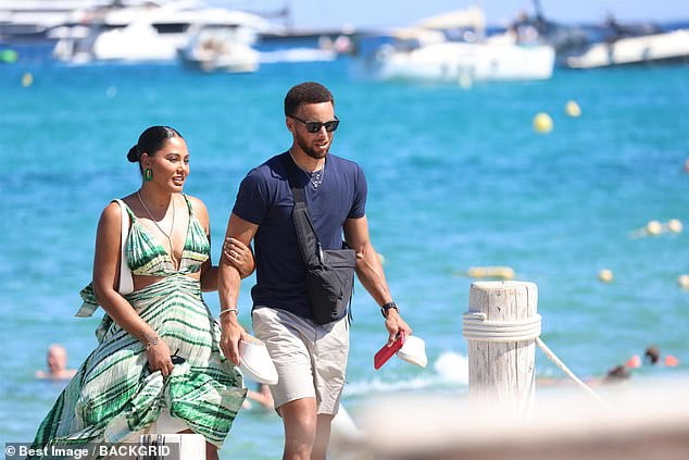 NBA Star Stephen Curry And Wife Ayesha Head On A Romantic Lunch Date In St Tropez Sound Health