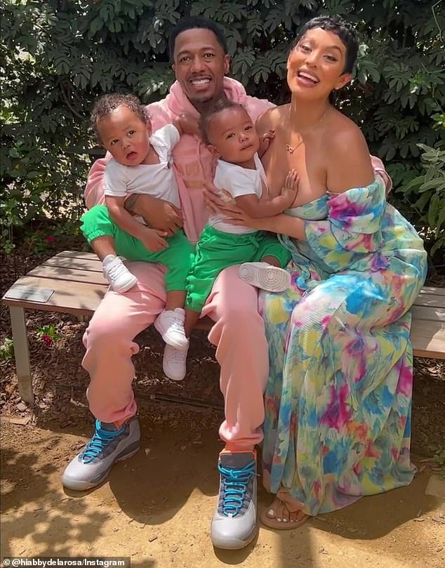 Nick Cannon takes his twins Zion and Zillion and their mother Abby De