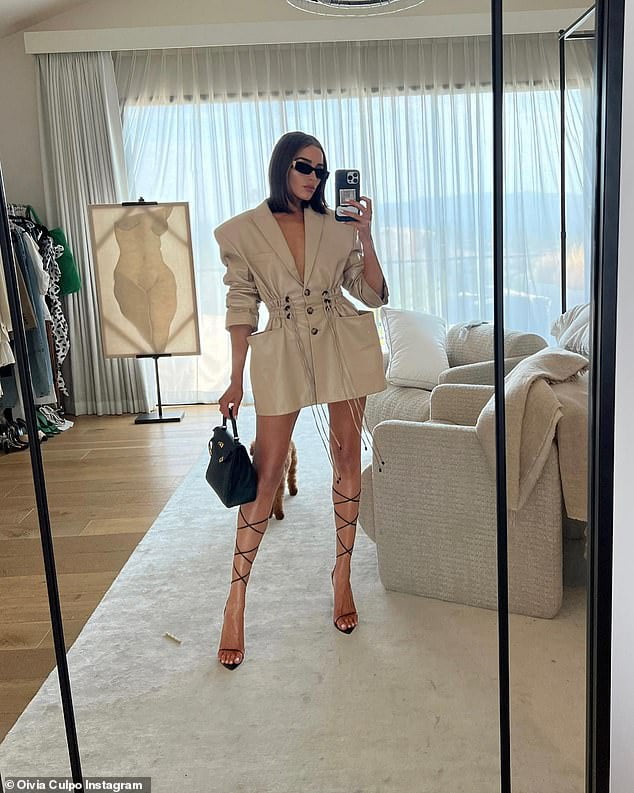 Olivia Culpo puts on a virtual fashion show for her fans with numerous ...