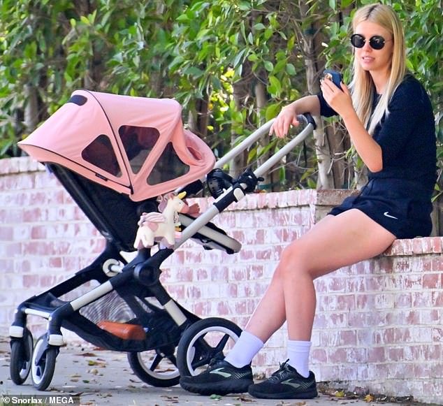 Shia LaBeoufs wife Mia Goth takes their daughter Isabel, five months ...