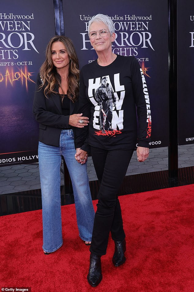 Jamie Lee Curtis Joins Kyle Richards At Halloween Horror Nights Event