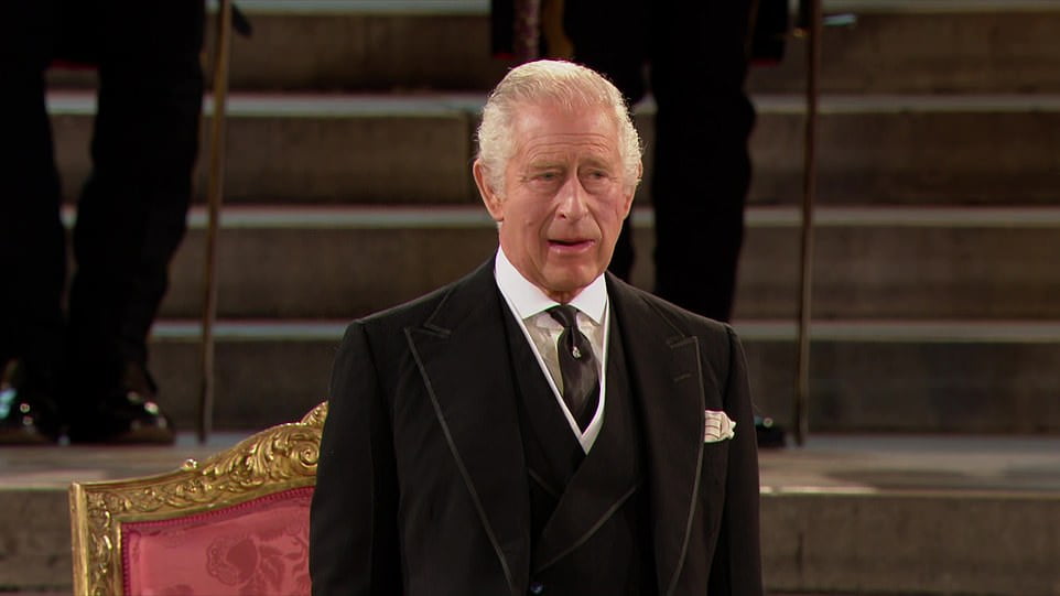 King Charles Iii Fights The Tears As Mps Sing God Save The King In Parliament Sound Health 