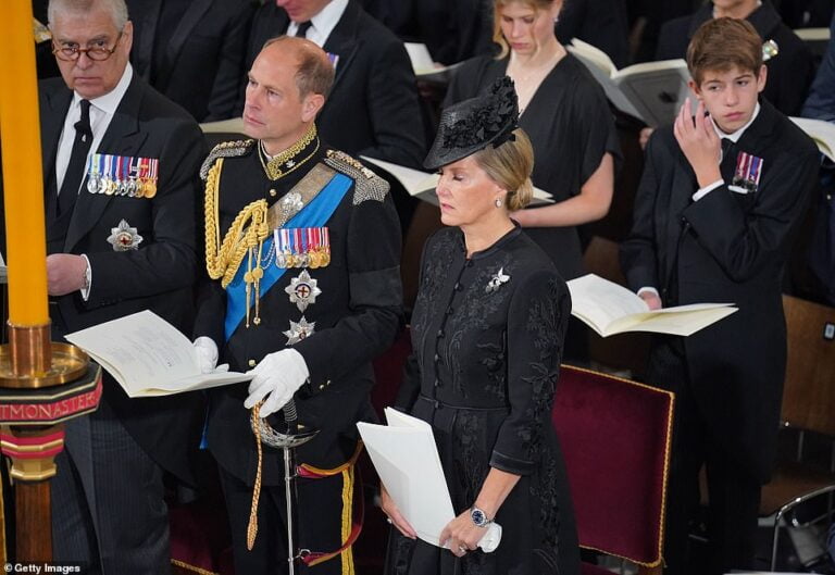 Sophie Wessex and Prince Edward cry at Queen's Funeral Sound Health