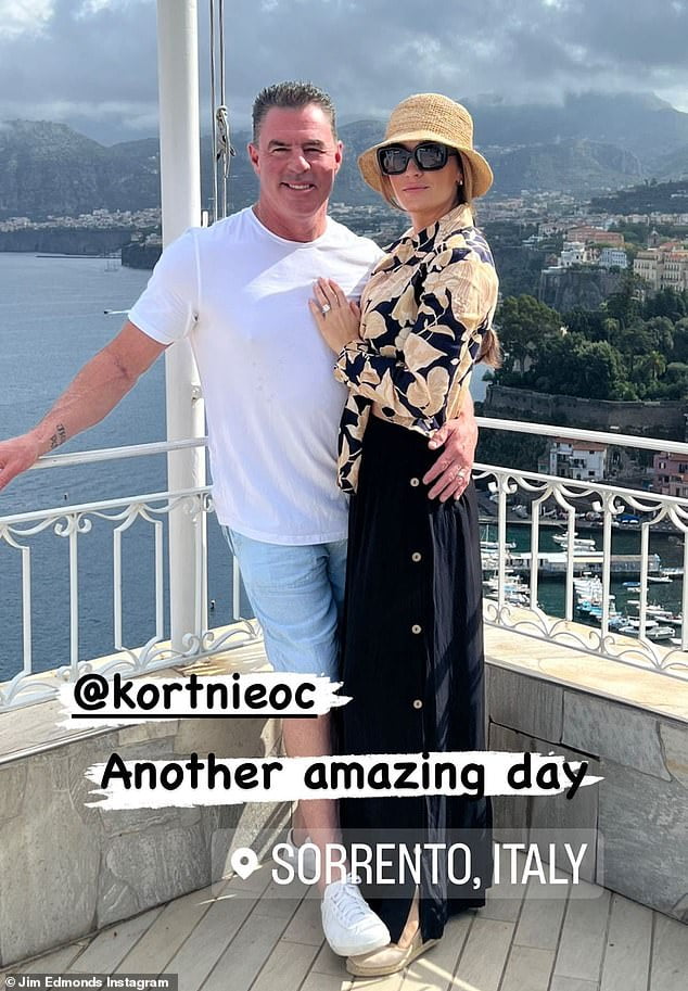 Jim Edmonds and Kortnie O'Connor share several snaps from their ...