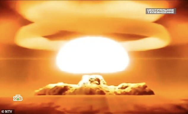 Russian Media Shows Chilling Footage Of Mushroom Clouds In Anticipation Of Nuclear Conflict 