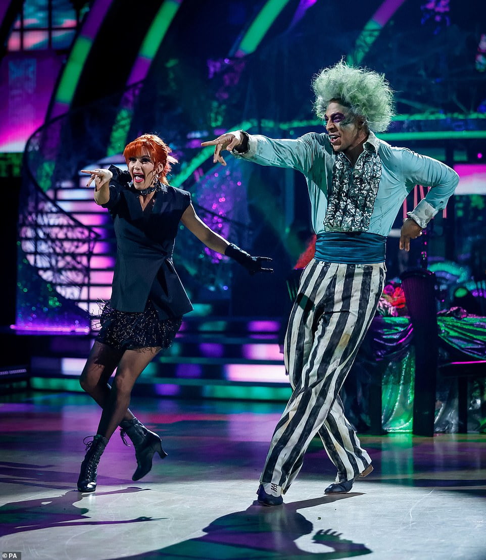 Strictly Come Dancing Halloween Special: Tyler West And Dianne Buswell ...