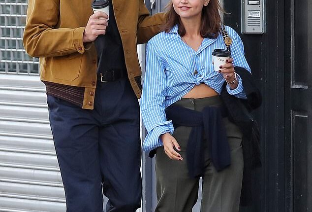 Jenna Coleman puts on a cosy display with her new beau Jamie Childs