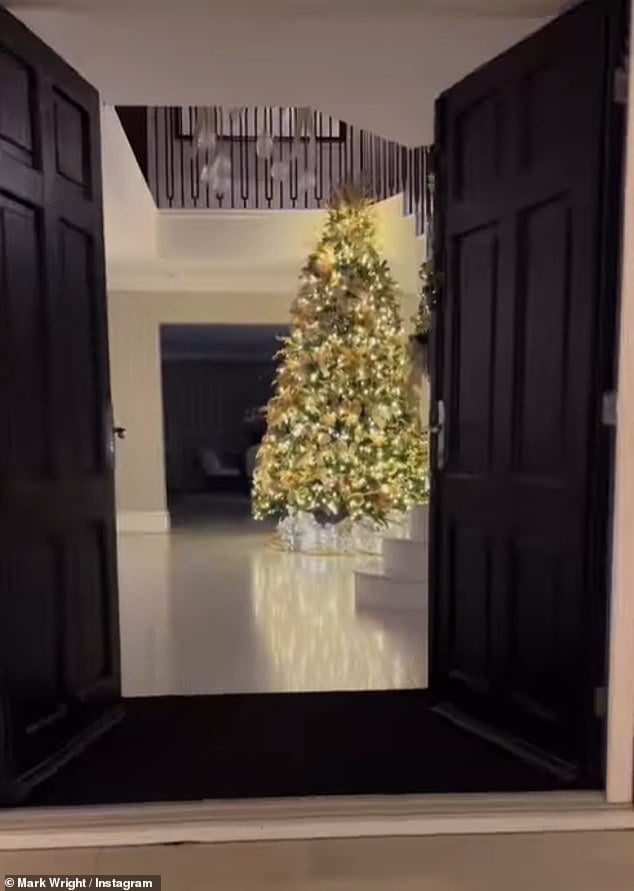 Mark Wright and Michelle Keegan show off their lavish Christmas ...