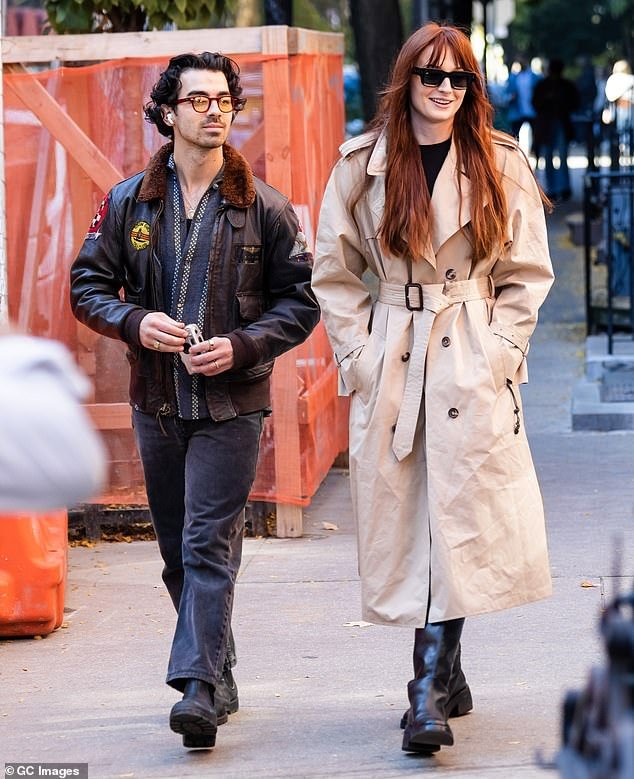 Sophie Turner and her husband Joe Jonas are a fashionable duo as they ...