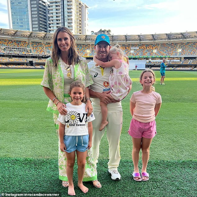 Candice Warner shares precious family moment after husband David