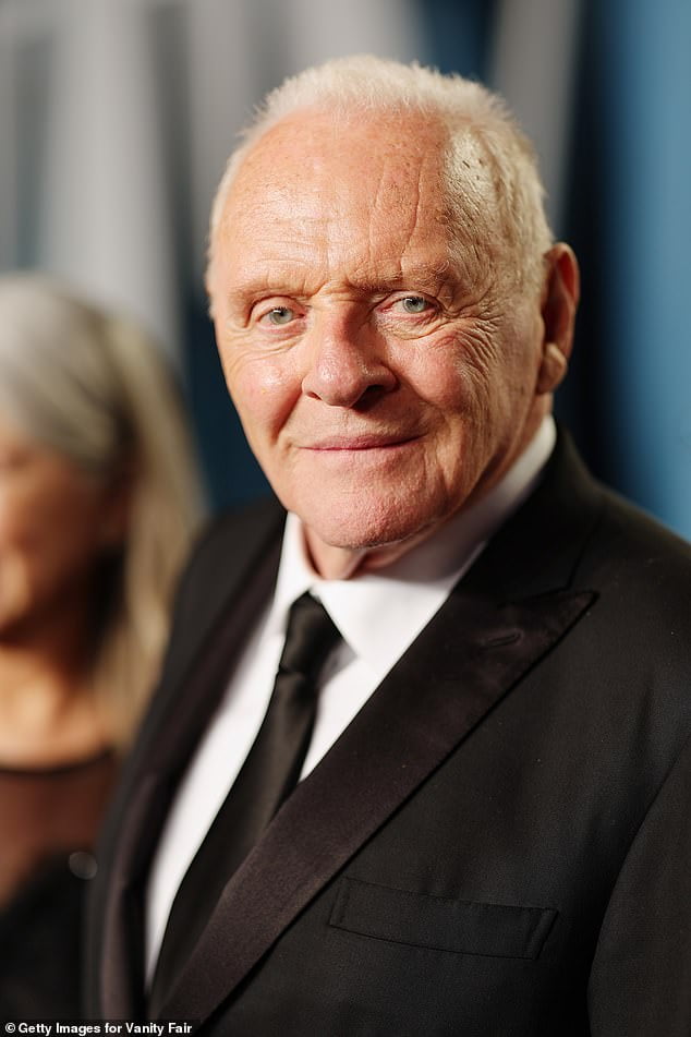 Sir Anthony Hopkins does his best impression of the severed hand Thing ...