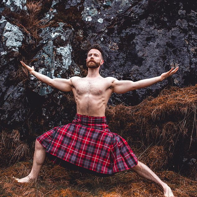 Charles and the topless yoga guru: Kilted yogi as guest of the monarch ...