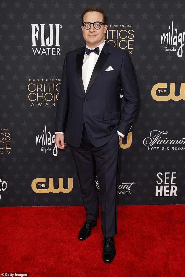 Critics Choice Awards 2023 Brendan Fraser looks dapper after snubbing