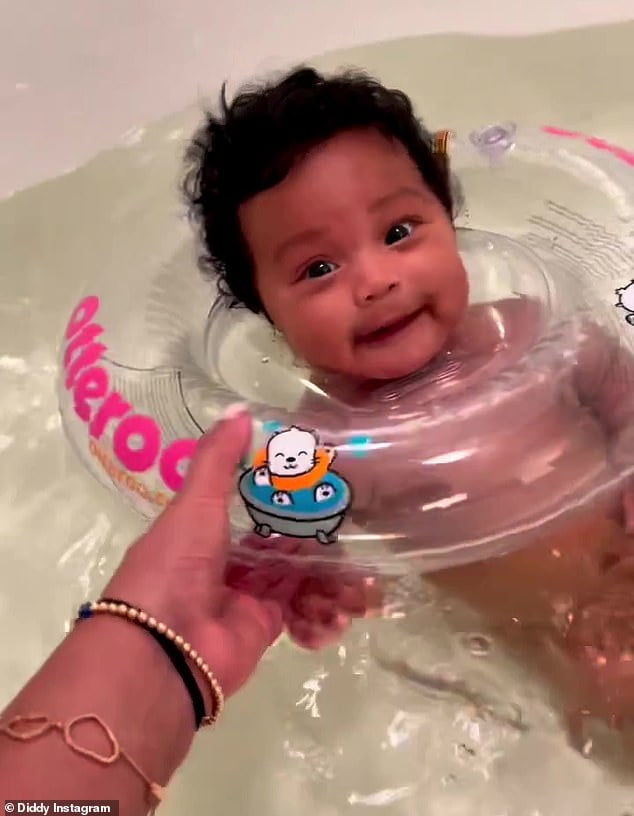 Diddy Posts Sweet New Video Of Adorable Baby Girl Love In The Bath Tub ...