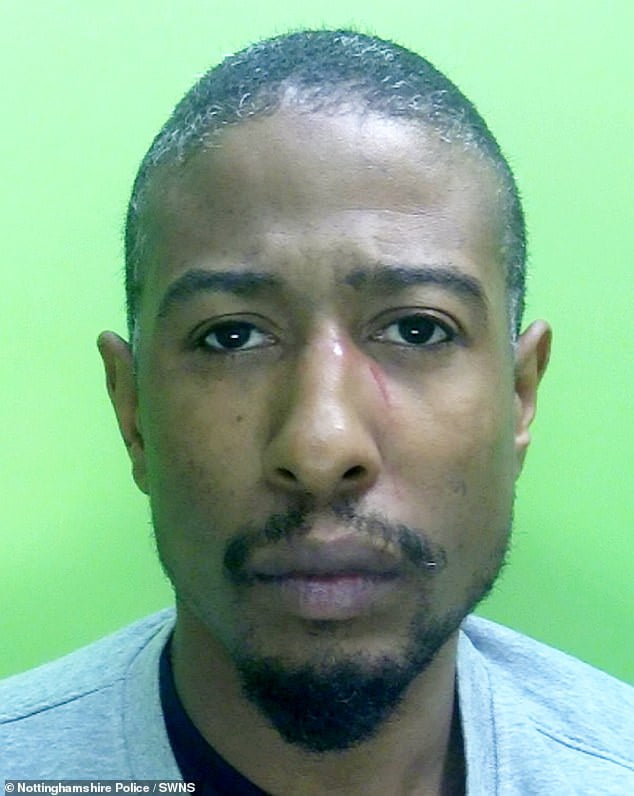 Dramatic moment drug dealer, 36, jumps out of bathroom window before