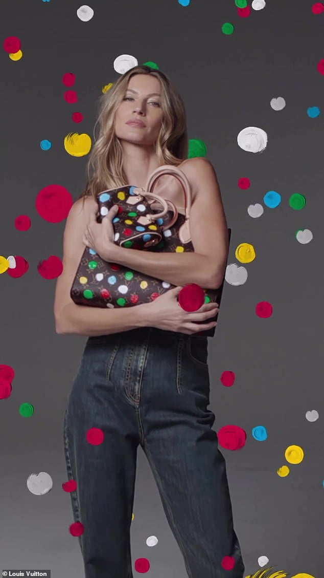 Gisele Bundchen Goes Topless In Colorful Louis Vuitton Campaign After ...