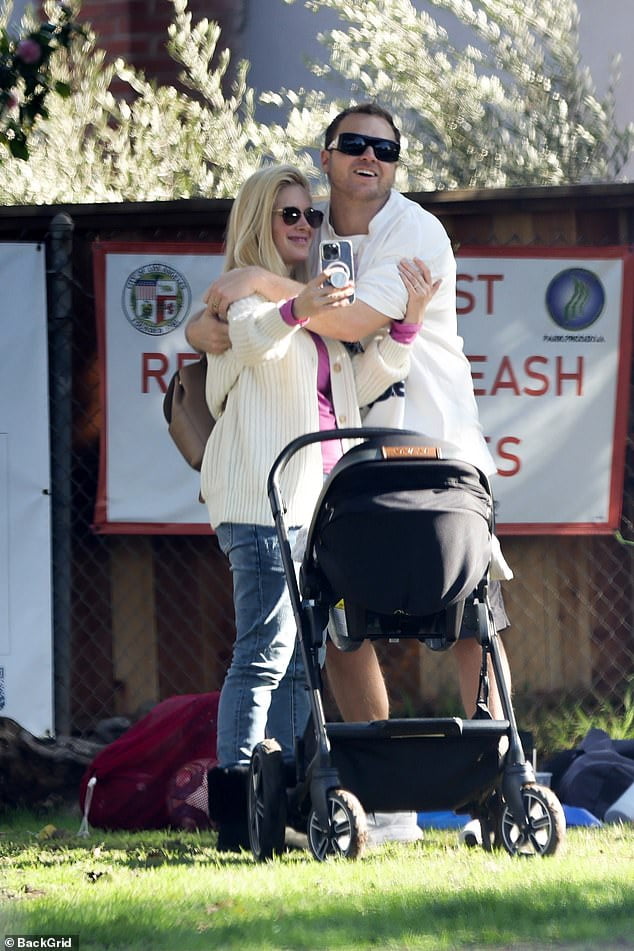 Heidi Montag And Spencer Pratt Stroll With Newborn Son Ryker In La