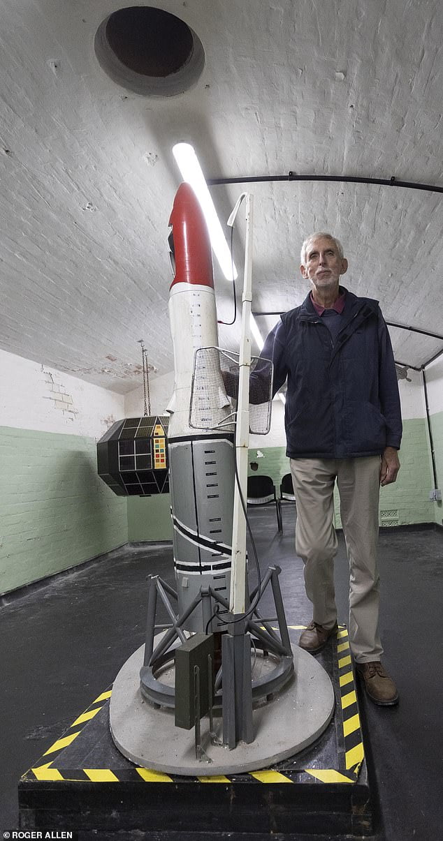 Scientist revisits High Down rocket test site on Isle of Wight Sound