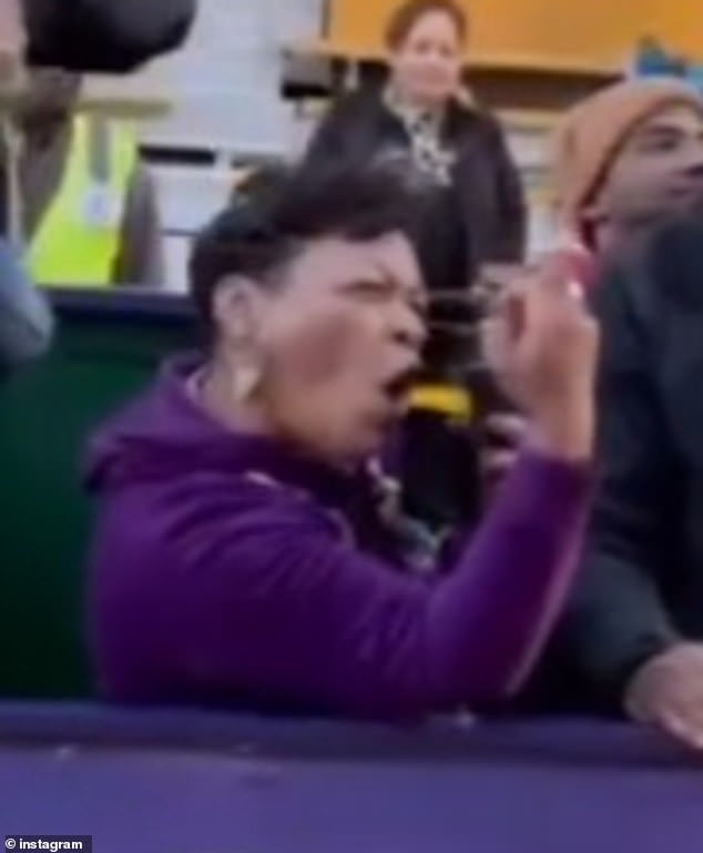 New Orleans mayor LaToya Cantrell is filmed flipping the bird while on