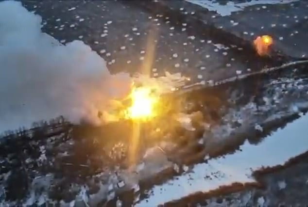 Russia Ukraine war: Moment a Russian thermobaric missile launcher is ...