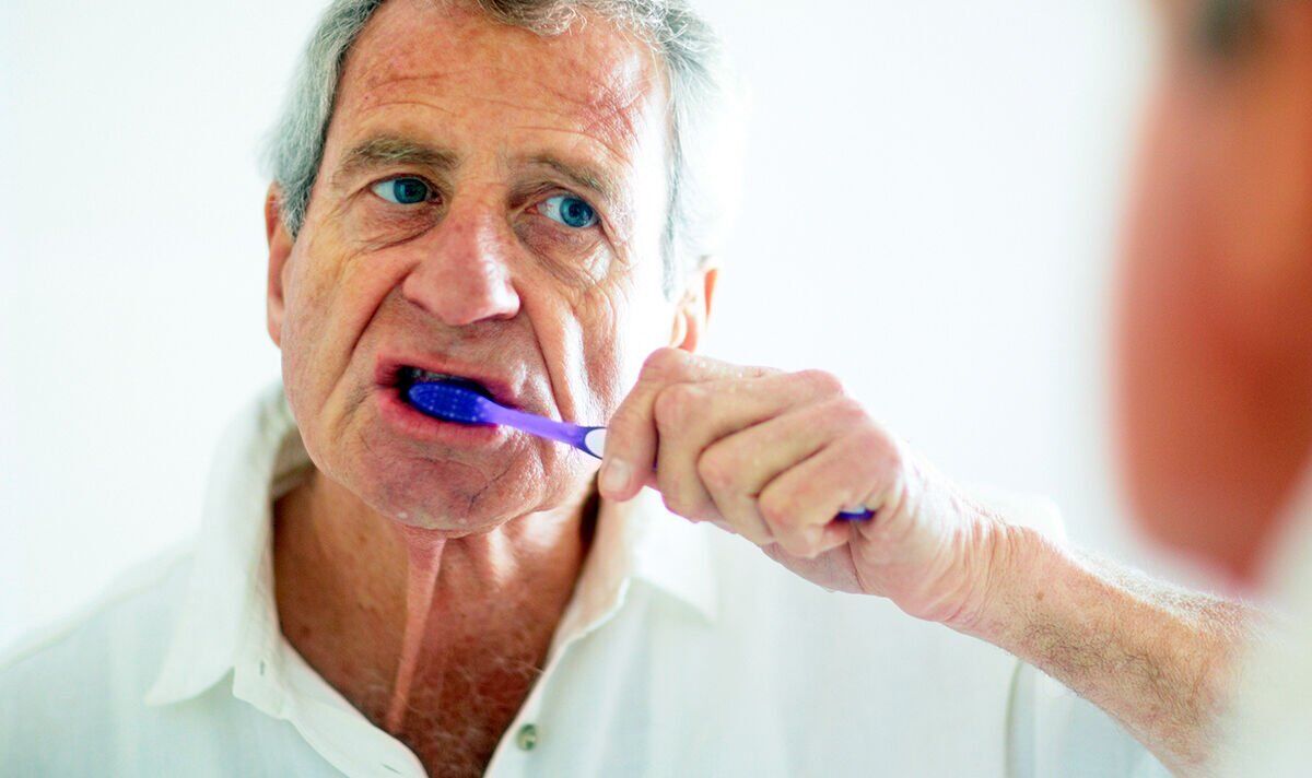 The sign to spot when brushing your teeth that could signal severe