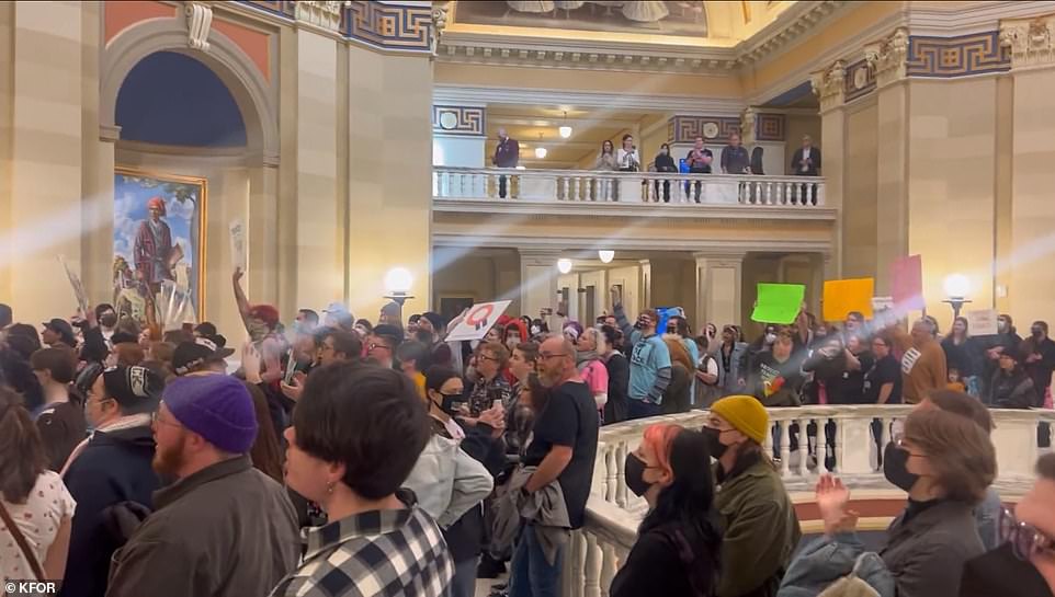 Trans Lives Matter Protesters Occupy The Oklahoma State Capitol ...