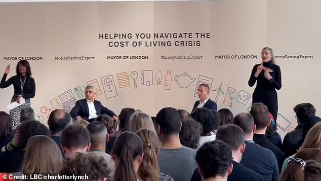 Watch as Sadiq Khan is heckled by female lorry driver over hated ULEZ £ ...