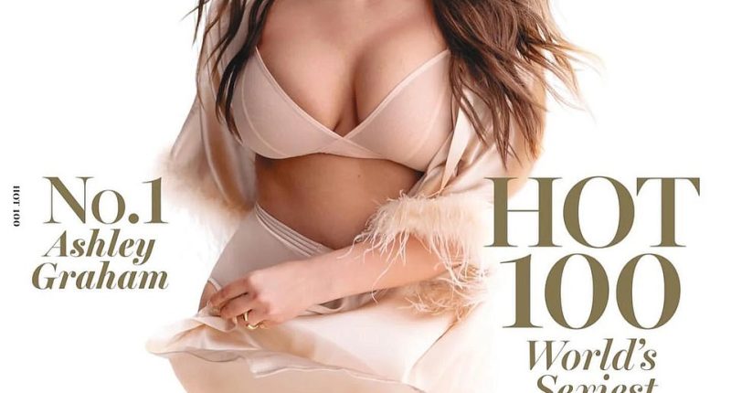 Ashley Graham A Maxim Cover Girl The Model 35 Lands On The Front Of The Lad Magazine Sound 6448