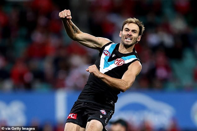 Jeremy Finlayson pays tribute to wife after Port Adelaide beat Sydney ...