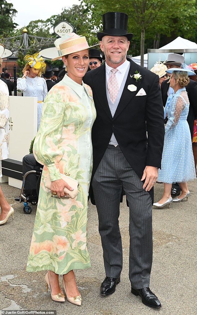 Zara Tindall dons a chic boater and £660 floral midi dress for Royal ...