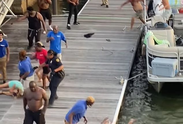 riverboat cruise brawl video