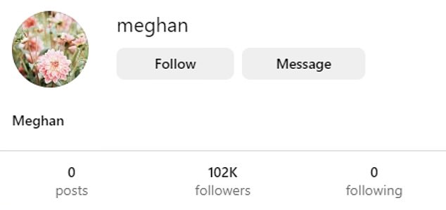 How DID Meghan Markle bag the Instagran handle @meghan? Over 100k ...