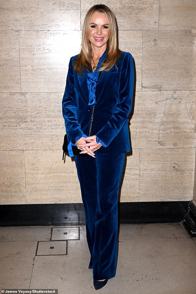 Amanda Holden Joins Carol Vorderman And Alan Carr At Memorial Service 