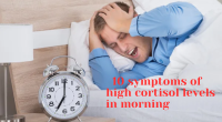 10 symptoms of high cortisol level in the morning.