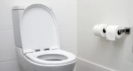 Does closing the toilet lid before flushing prevent viral contamination?