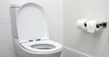 Does closing the toilet lid before flushing prevent viral contamination?