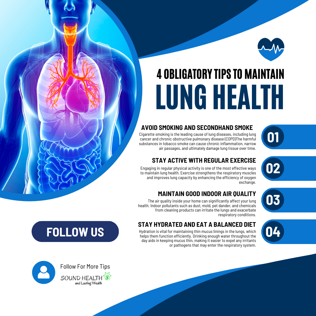 4 Obligatory Tips To Maintain Lung Health