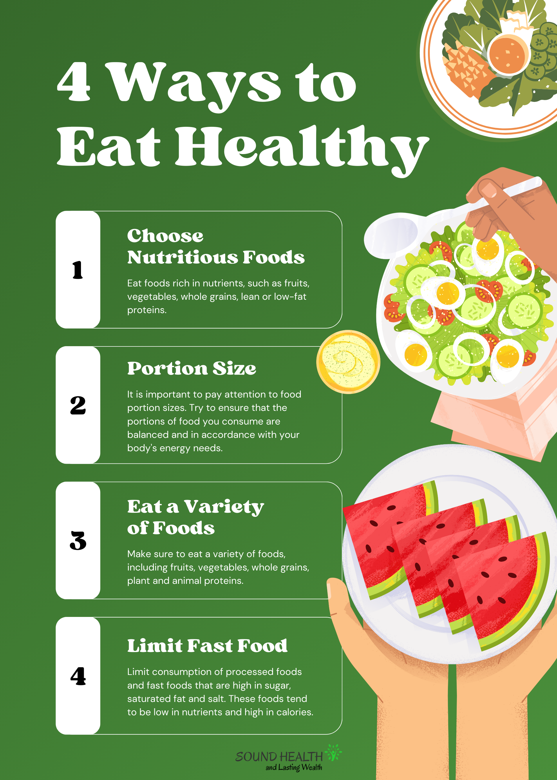 4 Ways to Eat Healthy
